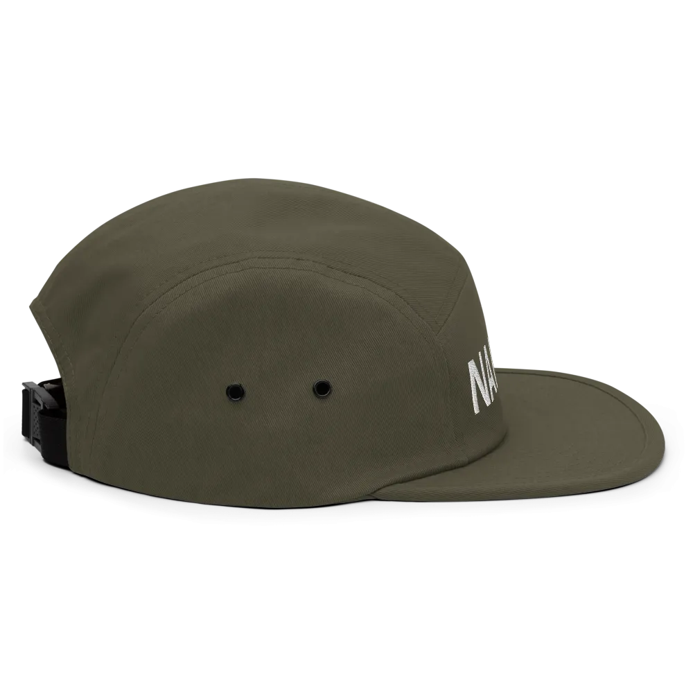 Custom Name Five Panel Cap