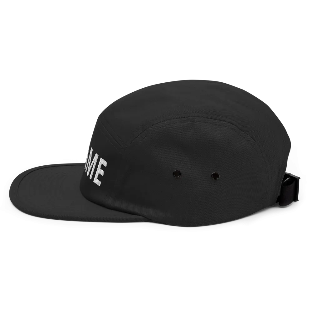 Custom Name Five Panel Cap
