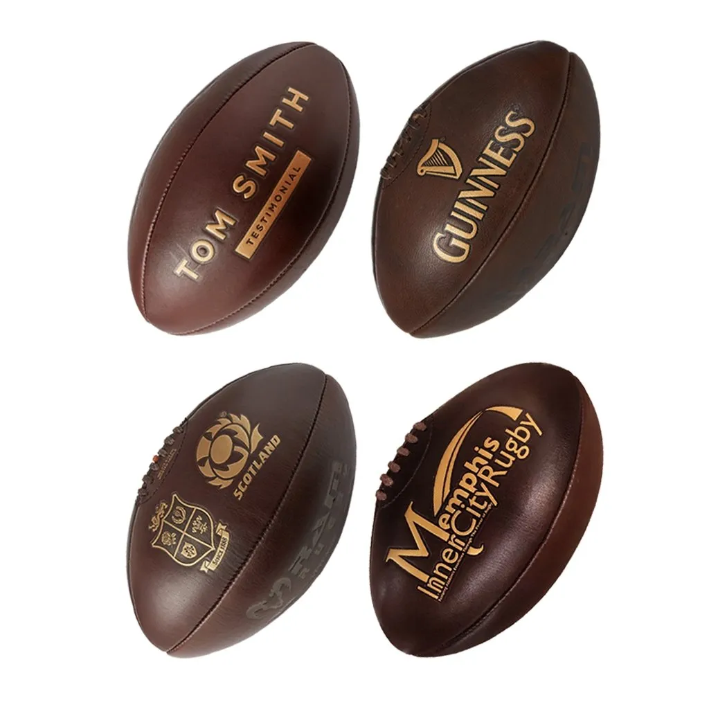 Custom Vintage Style Heritage Rugby Ball - 14 week delivery