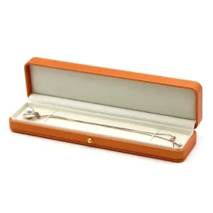 Customized Logo Good Quality Leather Jewellery Gift Packaging Box Pendant Necklace Bracelet Earring Jewelry Ring Cases