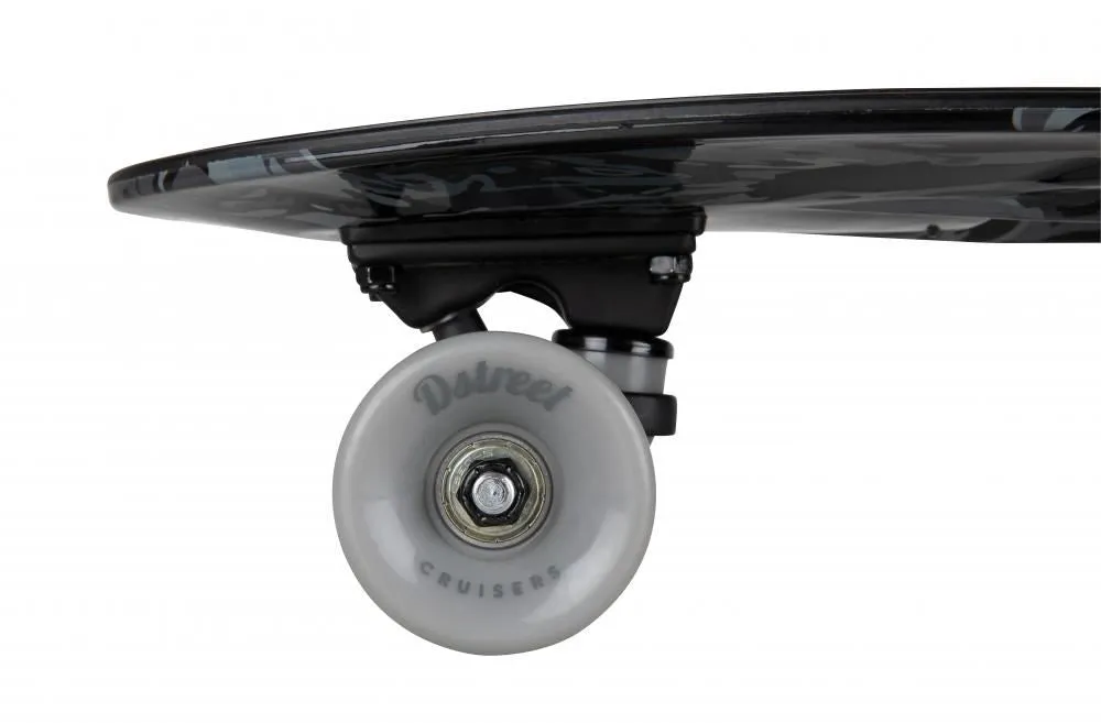 D Street Cruiser Black Camo Complete Cruiser Skateboard - 6.9" x 27.0"