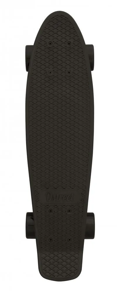 D Street Cruiser Triple Black Complete Cruiser Skateboard - 5.8" x 23.0"