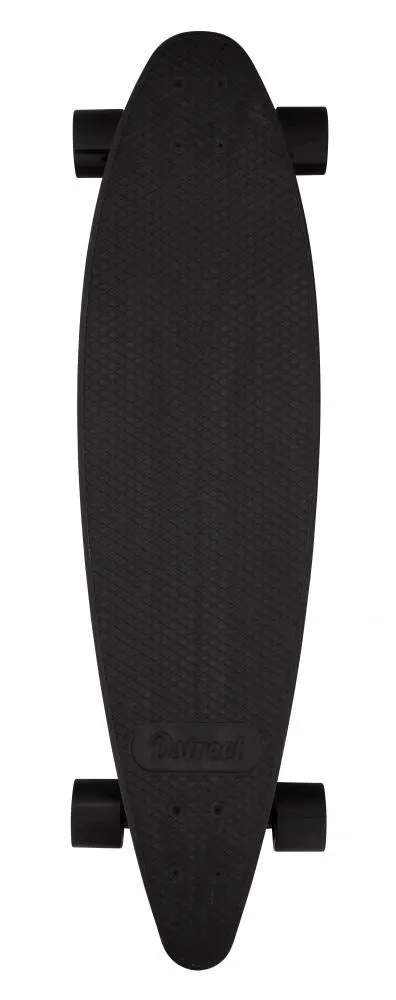 D Street Pintail Triple Black Complete Longboard - 9.4" x 36.0"