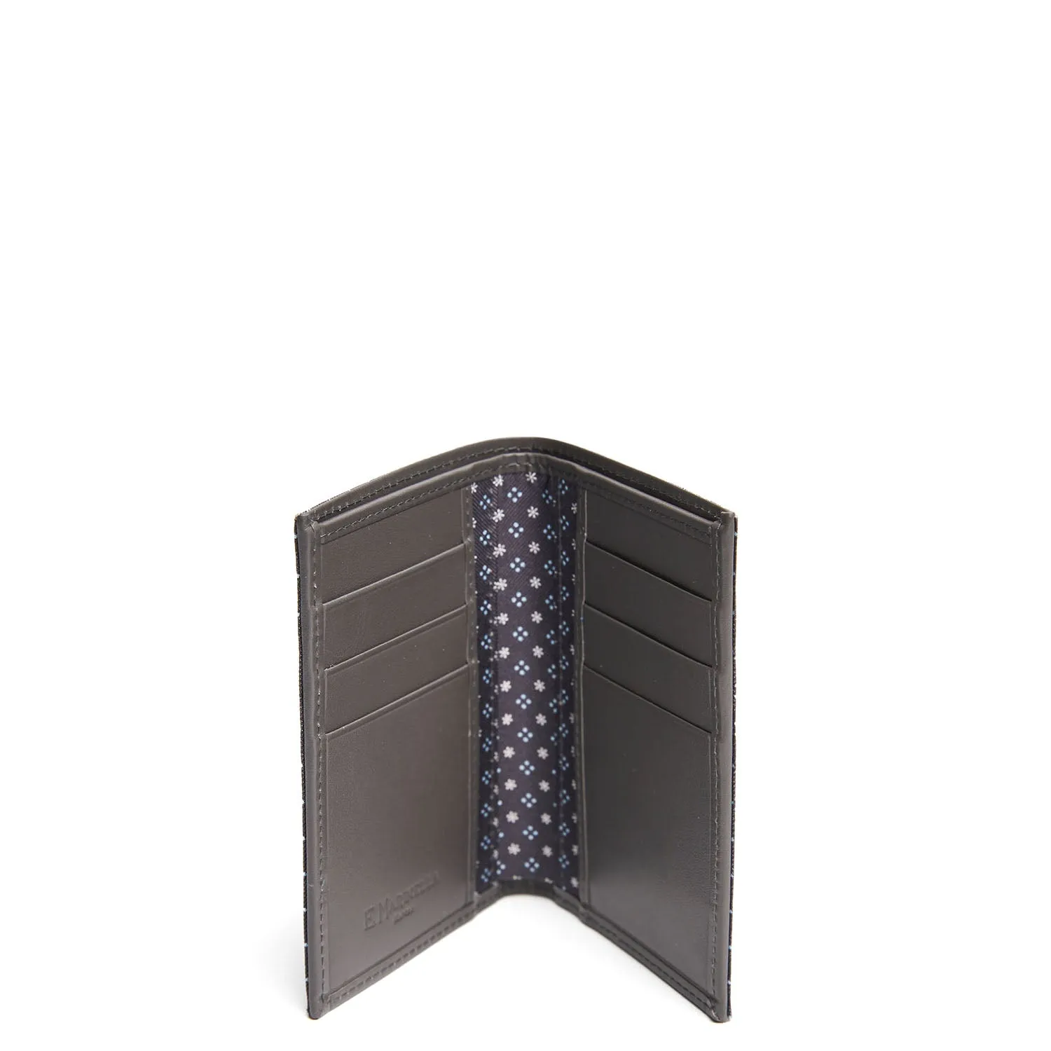 DARK GREY VERTICAL WALLET
