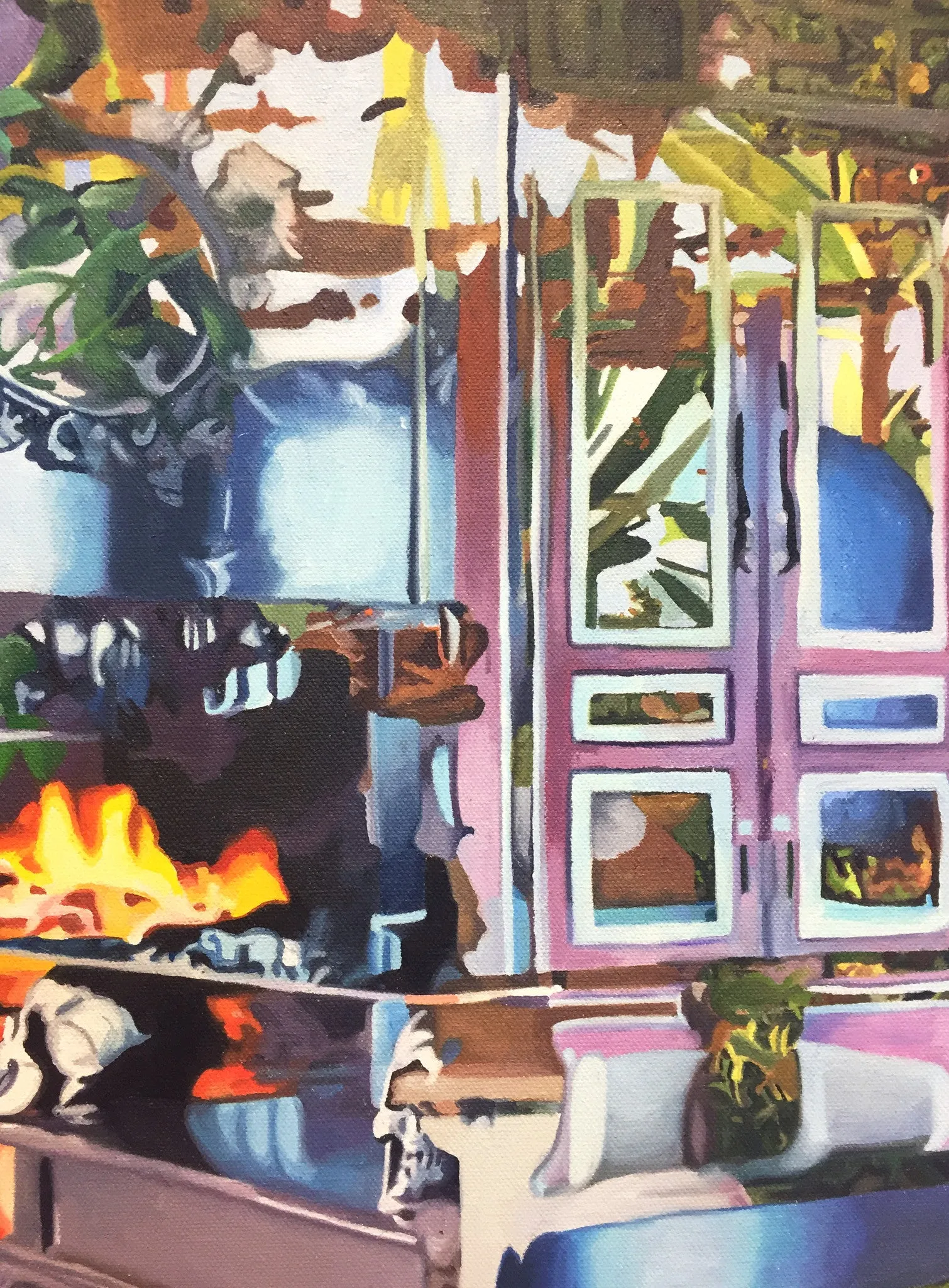 Darryl Westly, "Interior/Exterior with Still Life (After Lorrain & Renoir)"