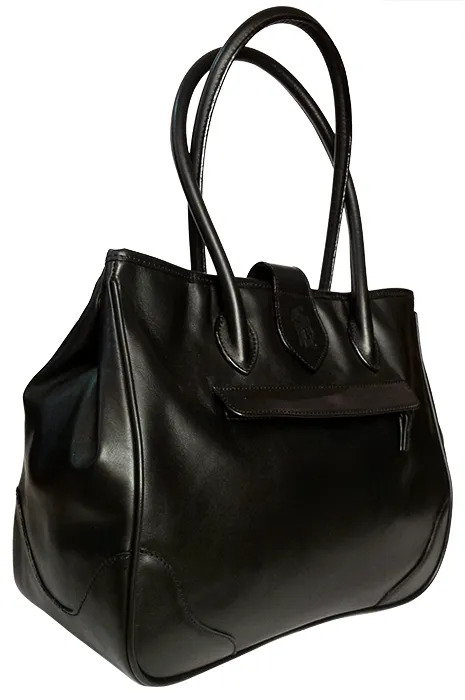 DEBUSSY - Toggle with Tassels Tote bag (opening to a basket shape)