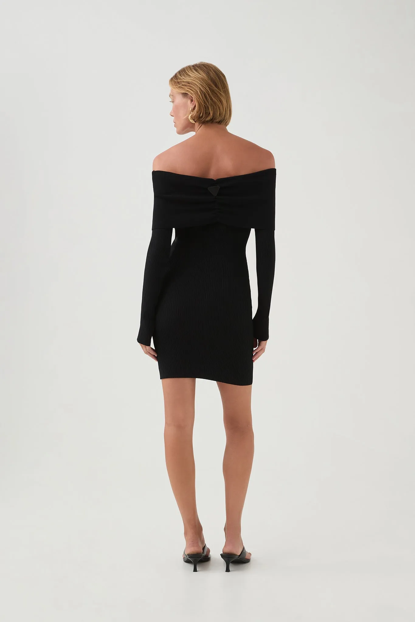 Deia Off Shoulder Long Sleeve Dress