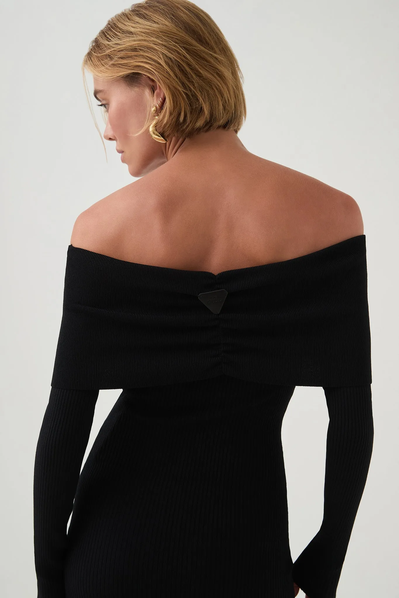 Deia Off Shoulder Long Sleeve Dress
