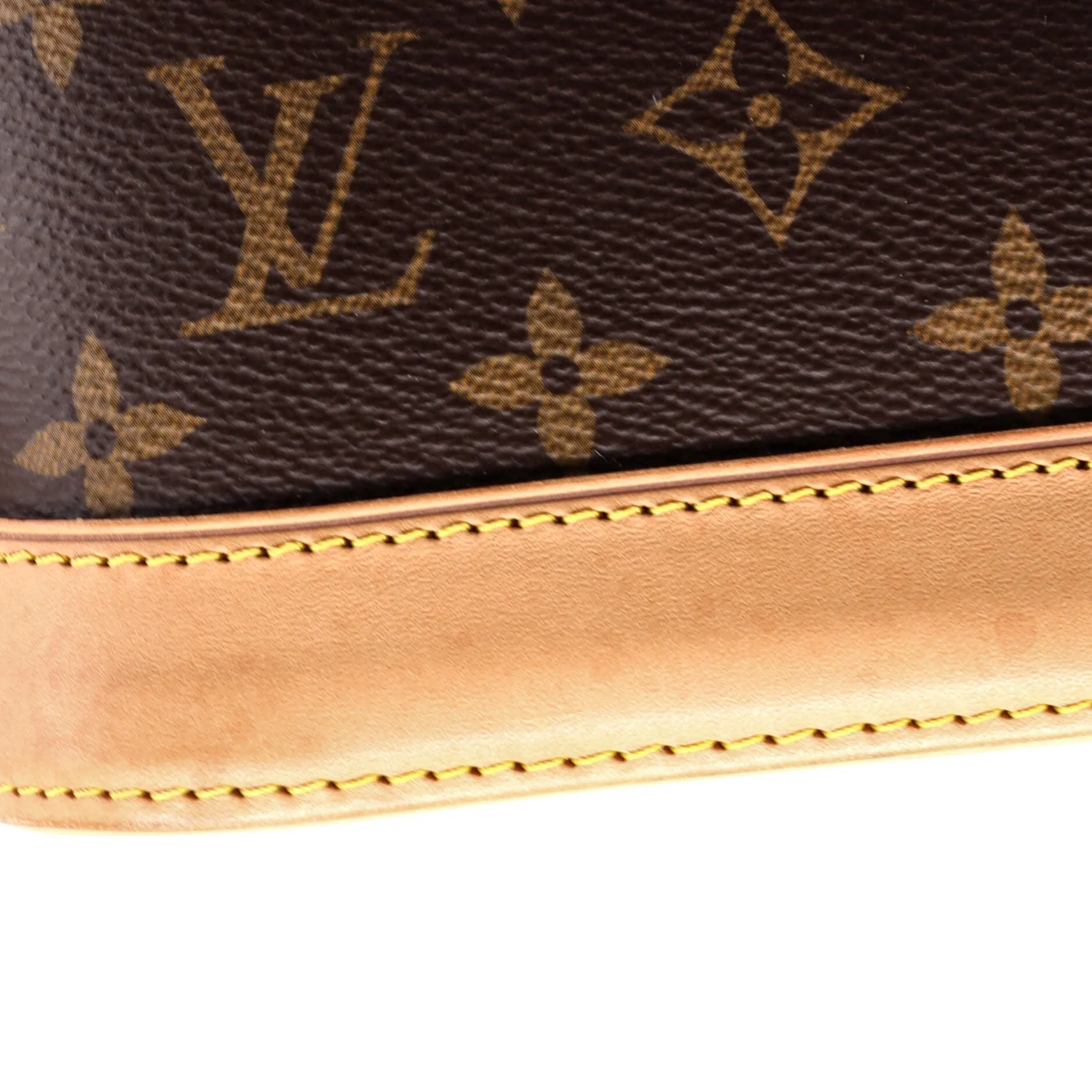 Designer Alma Handbag Monogram Canvas BB