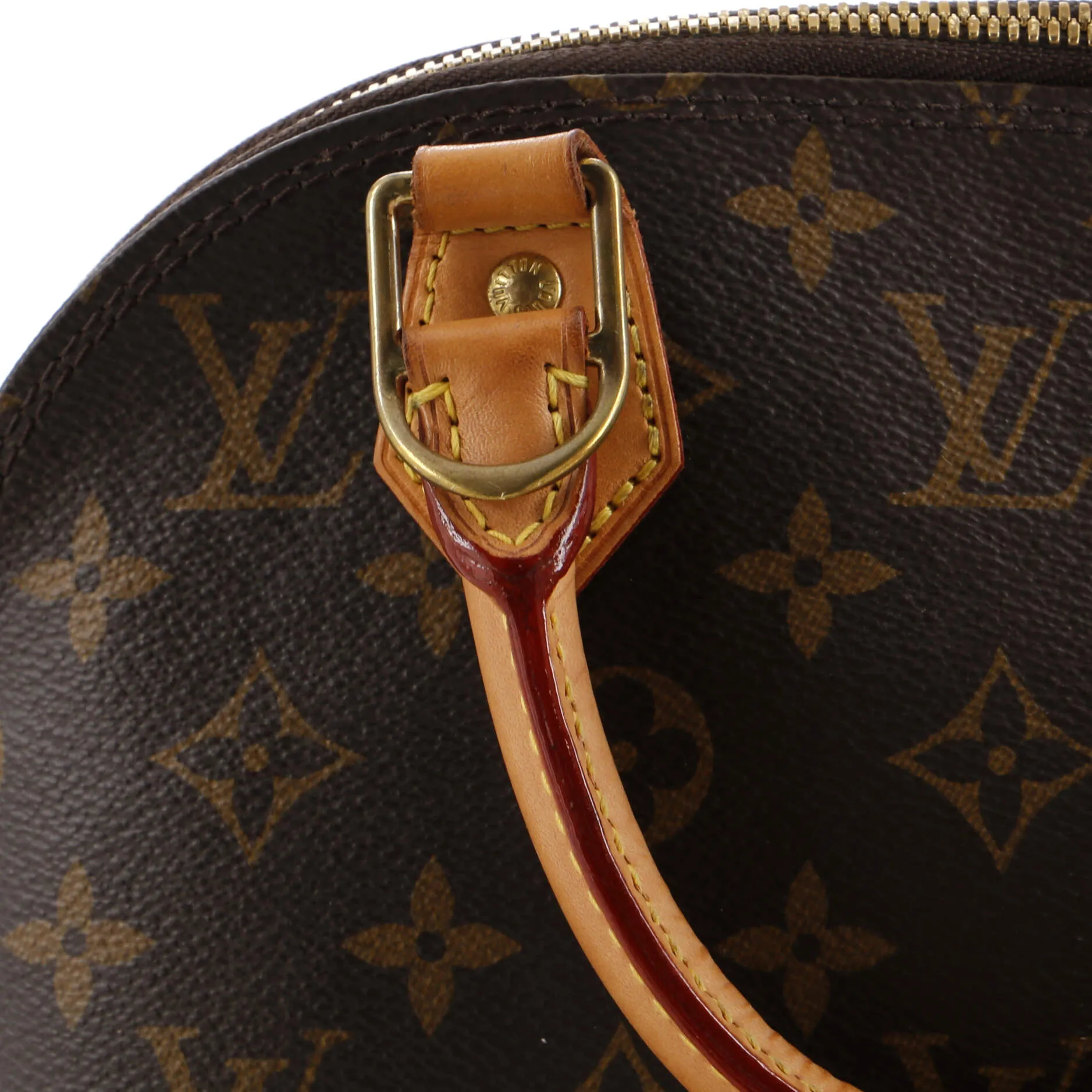 Designer Alma Handbag Monogram Canvas BB