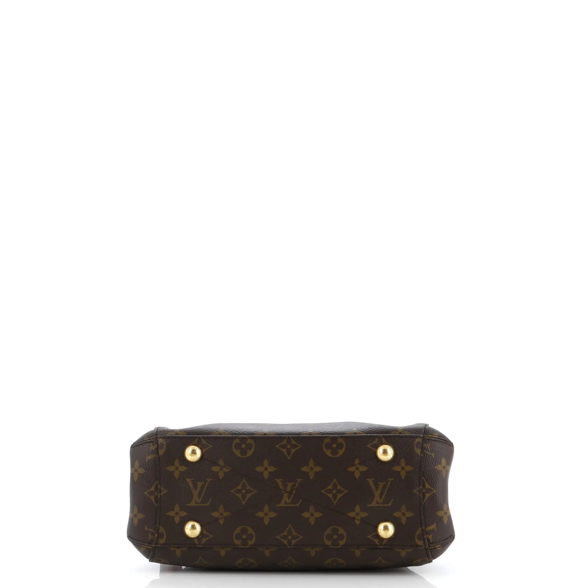 Designer Braided Handle Montaigne Handbag Monogram Canvas BB