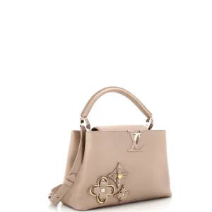 Designer Capucines Bag Leather with Embellished Detail PM