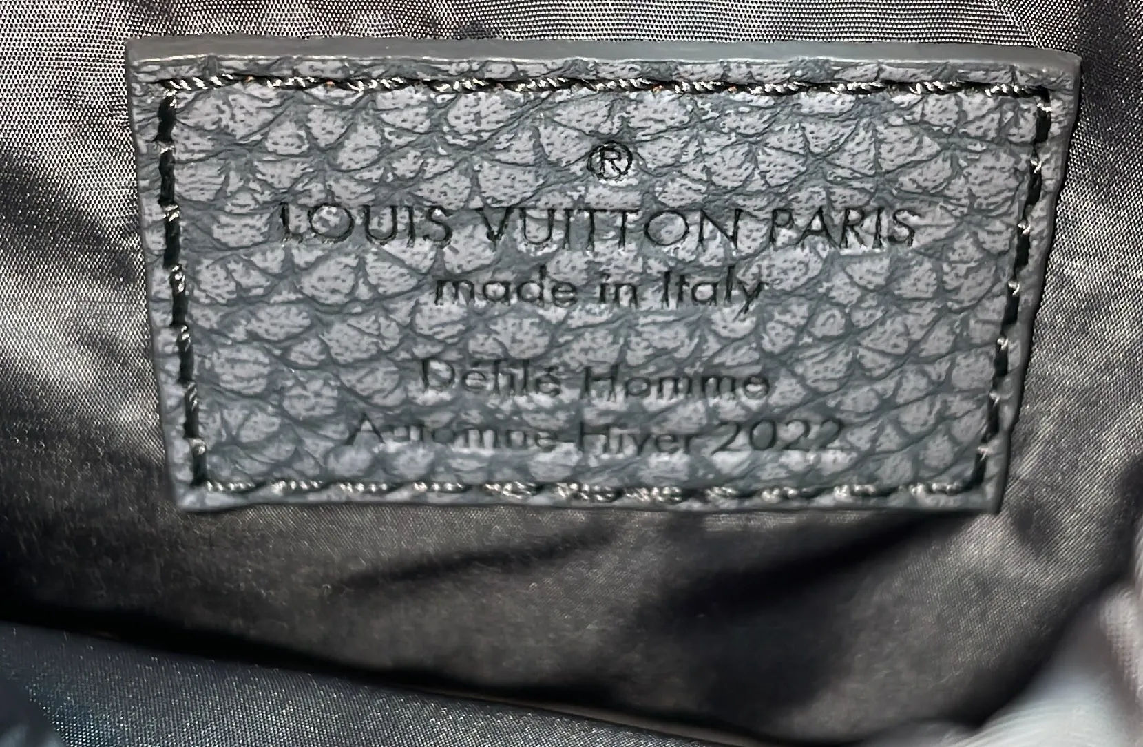Designer Chalk Nano Bag Limited Edition Monogram Taurillon Leather with Acrylic