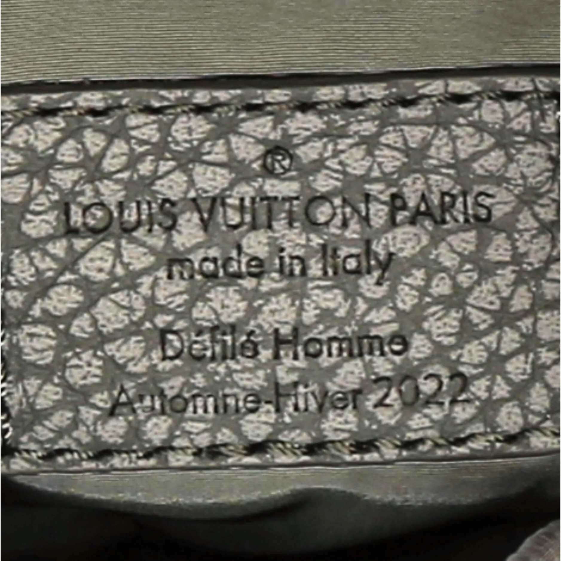 Designer Chalk Nano Bag Limited Edition Monogram Taurillon Leather with Acrylic