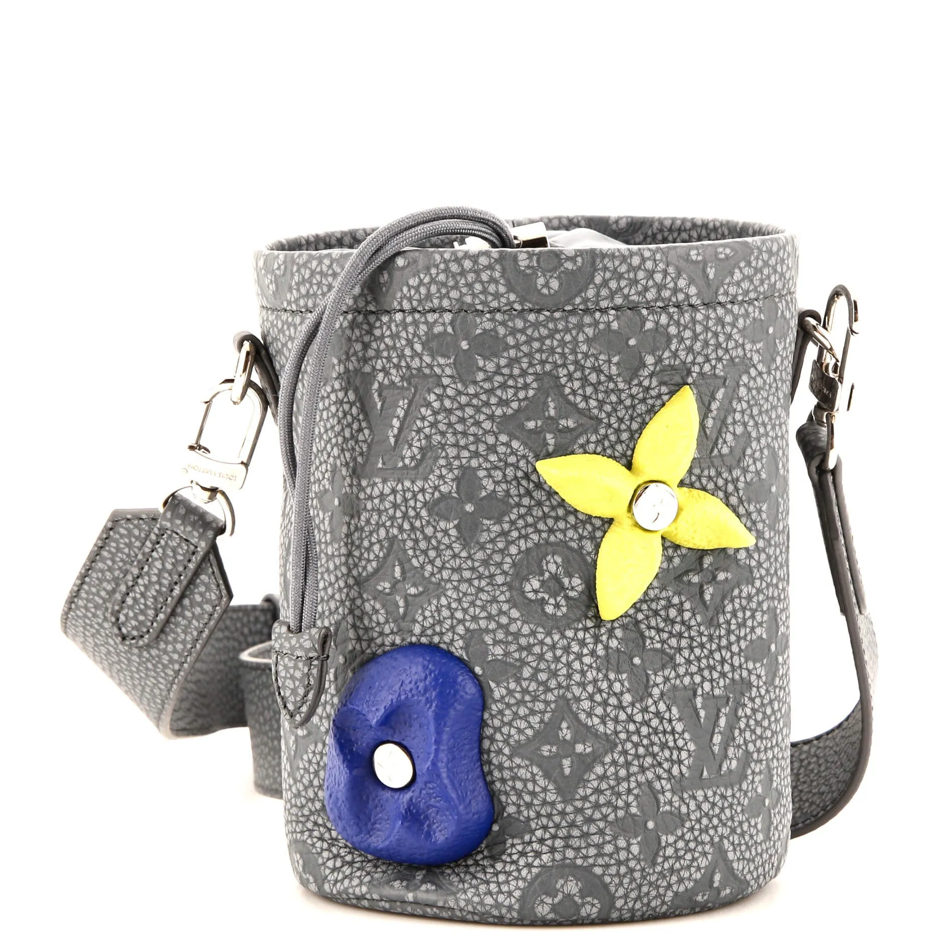 Designer Chalk Nano Bag Limited Edition Monogram Taurillon Leather with Acrylic