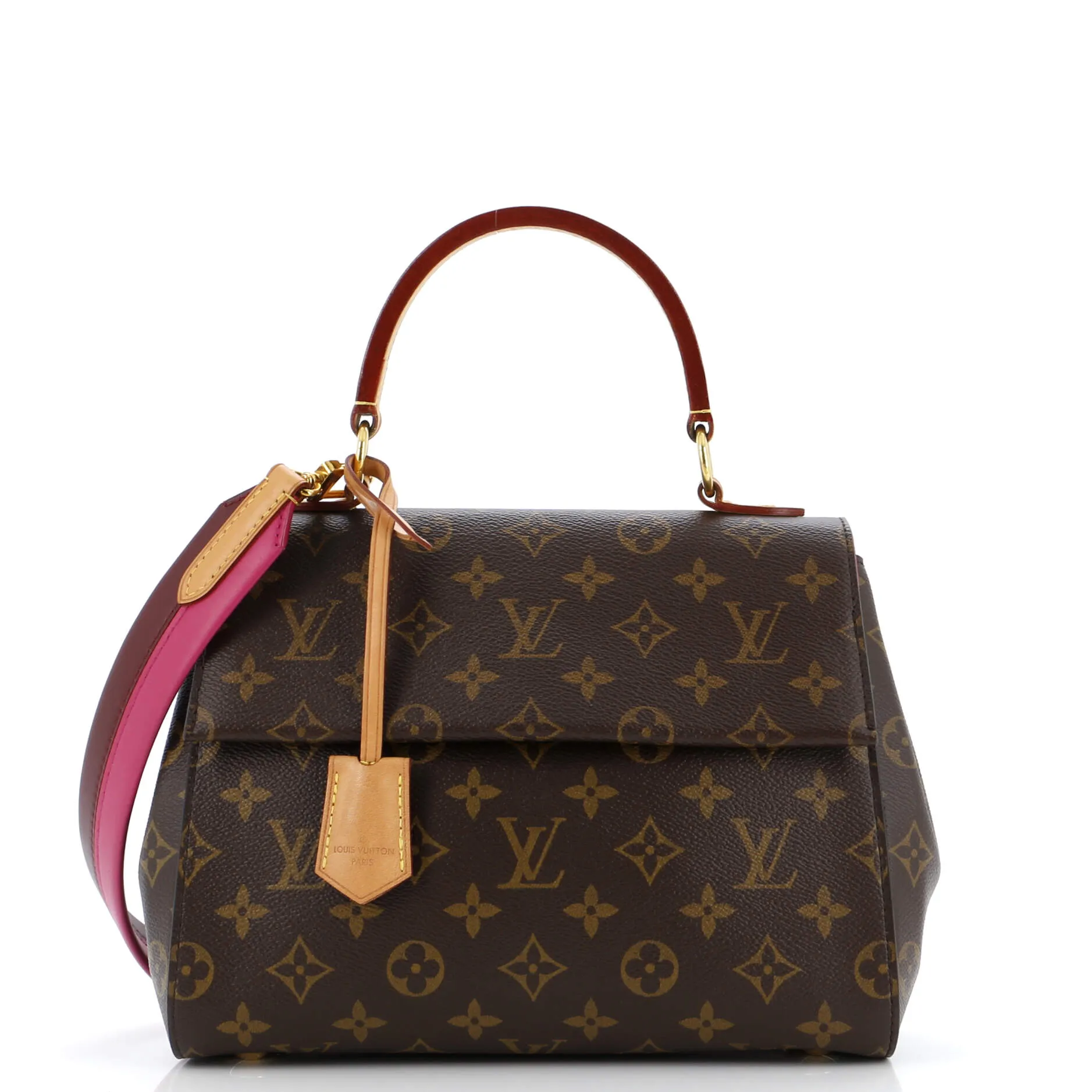 Designer Cluny Top Handle Bag Monogram Canvas BB