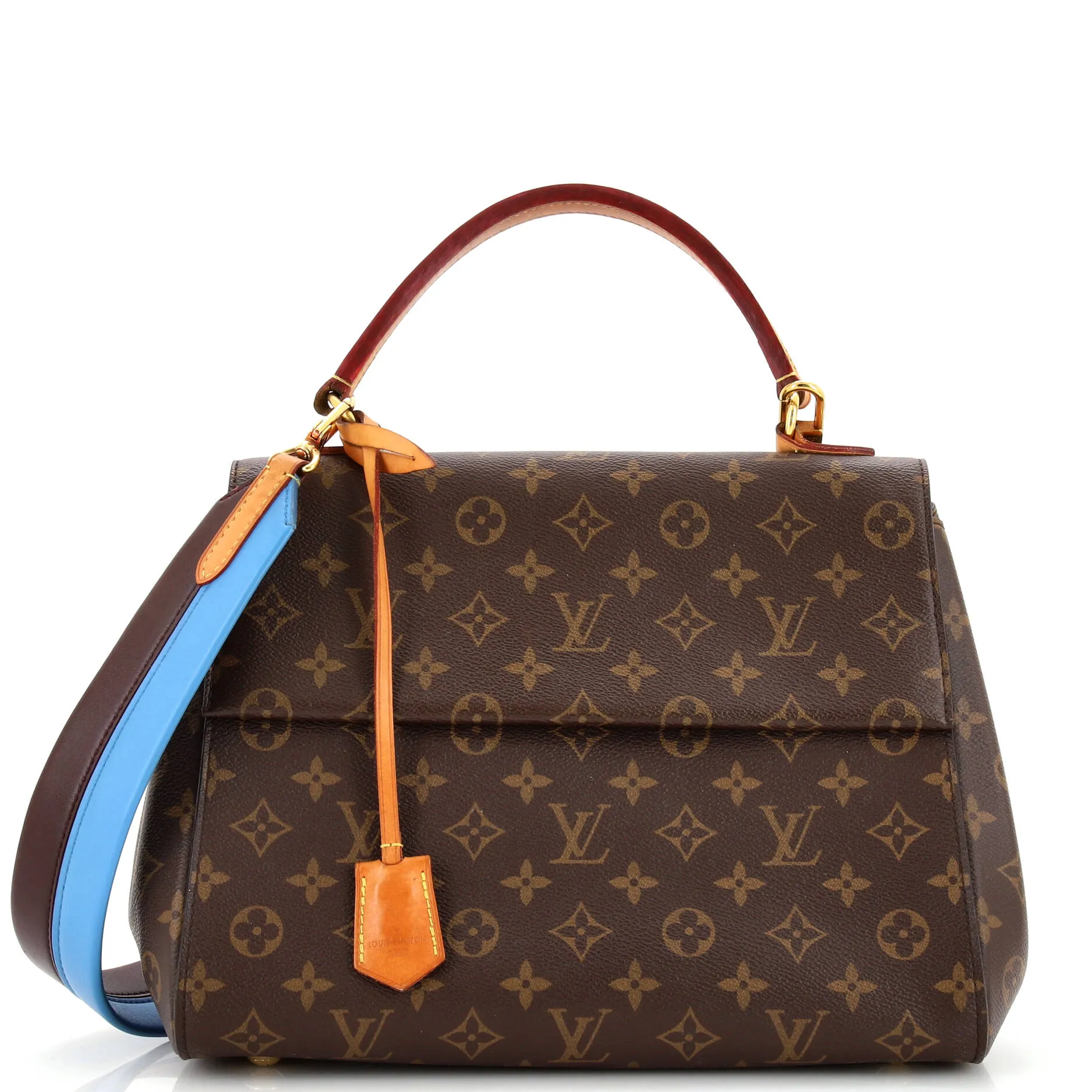 Designer Cluny Top Handle Bag Monogram Canvas MM