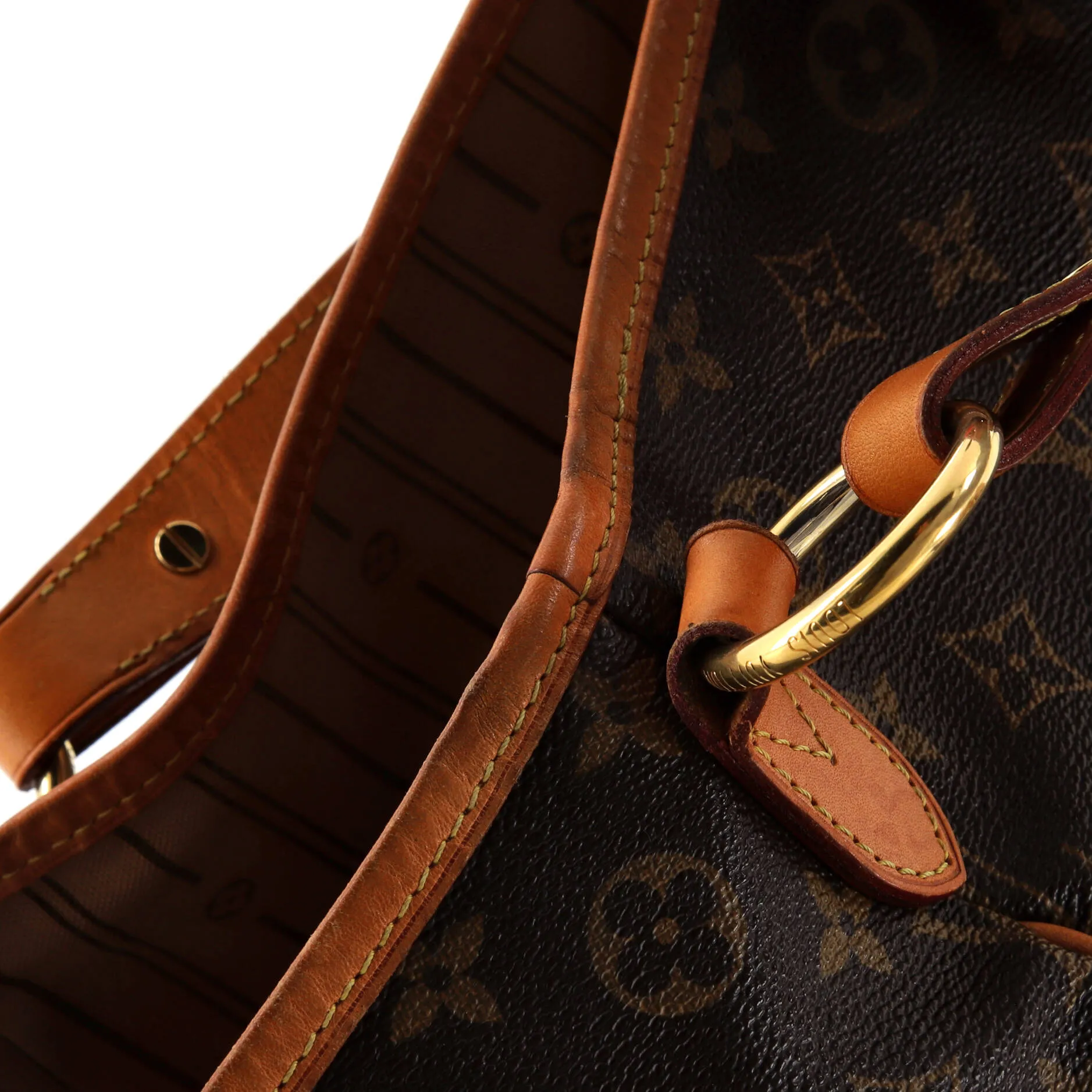 Designer Delightful Handbag Monogram Canvas MM