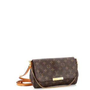 Designer Favorite Handbag Monogram Canvas MM