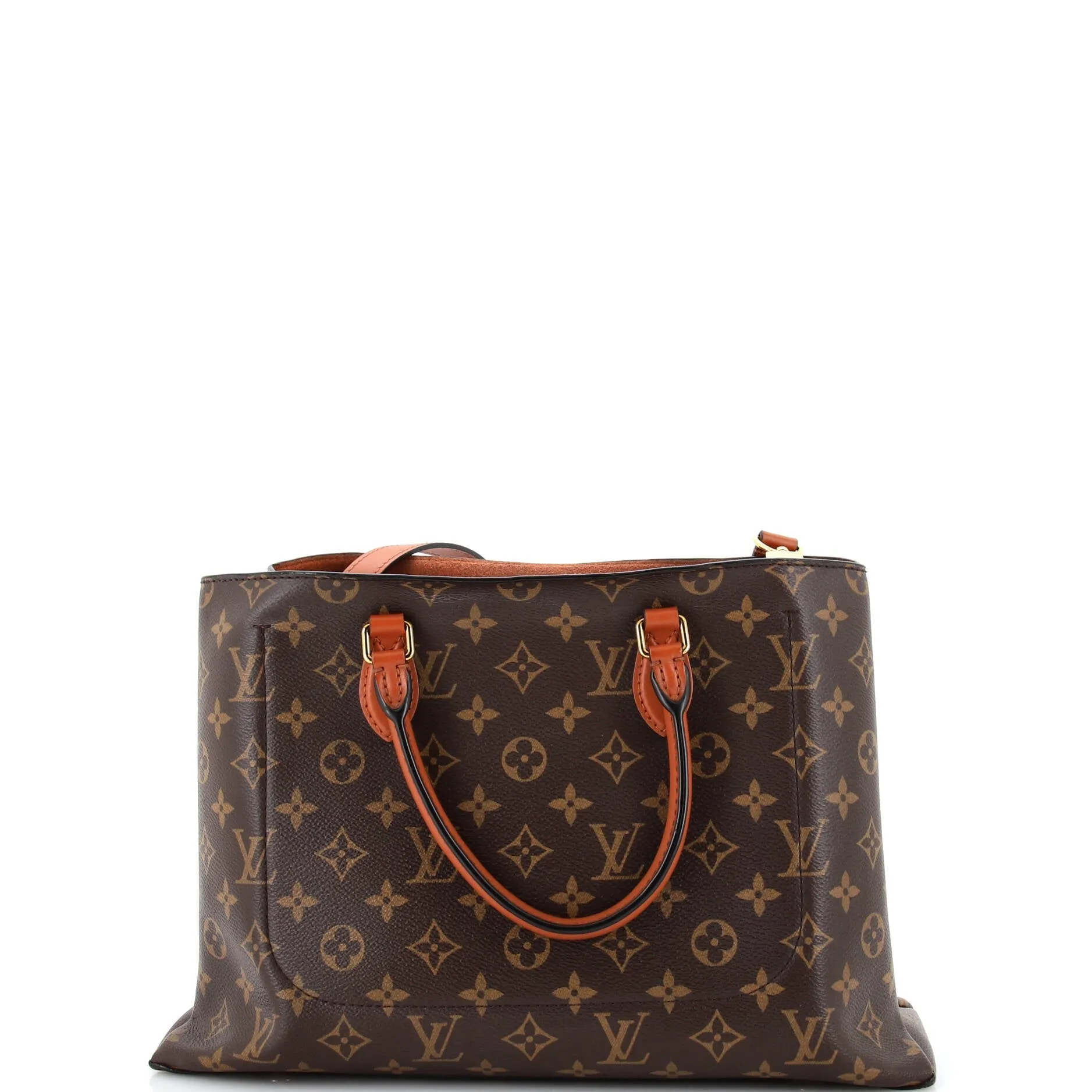 Designer Flower Tote Monogram Canvas