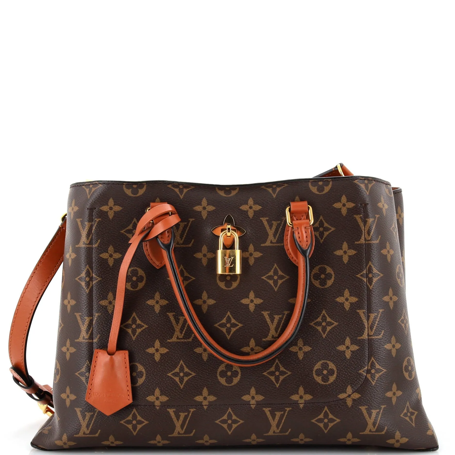 Designer Flower Tote Monogram Canvas