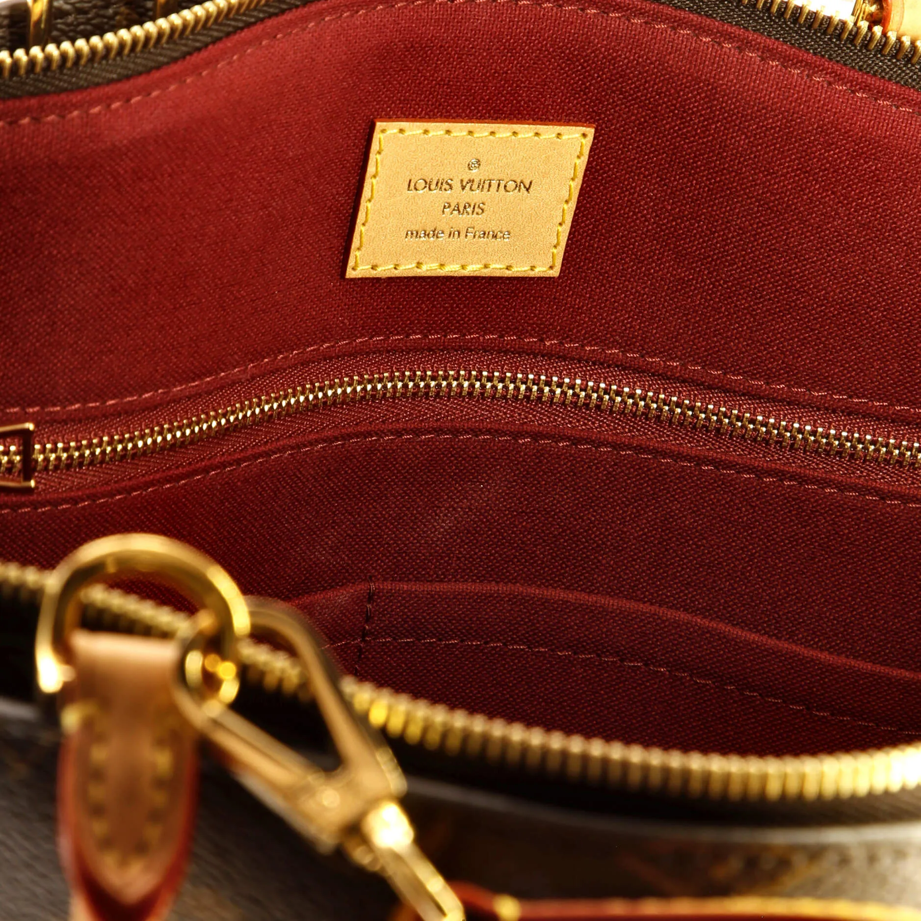 Designer Grand Palais Handbag Monogram Canvas