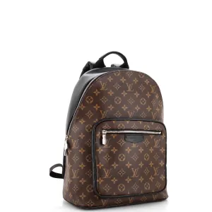 Designer Josh Backpack Macassar Monogram Canvas