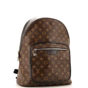 Designer Josh Backpack Macassar Monogram Canvas