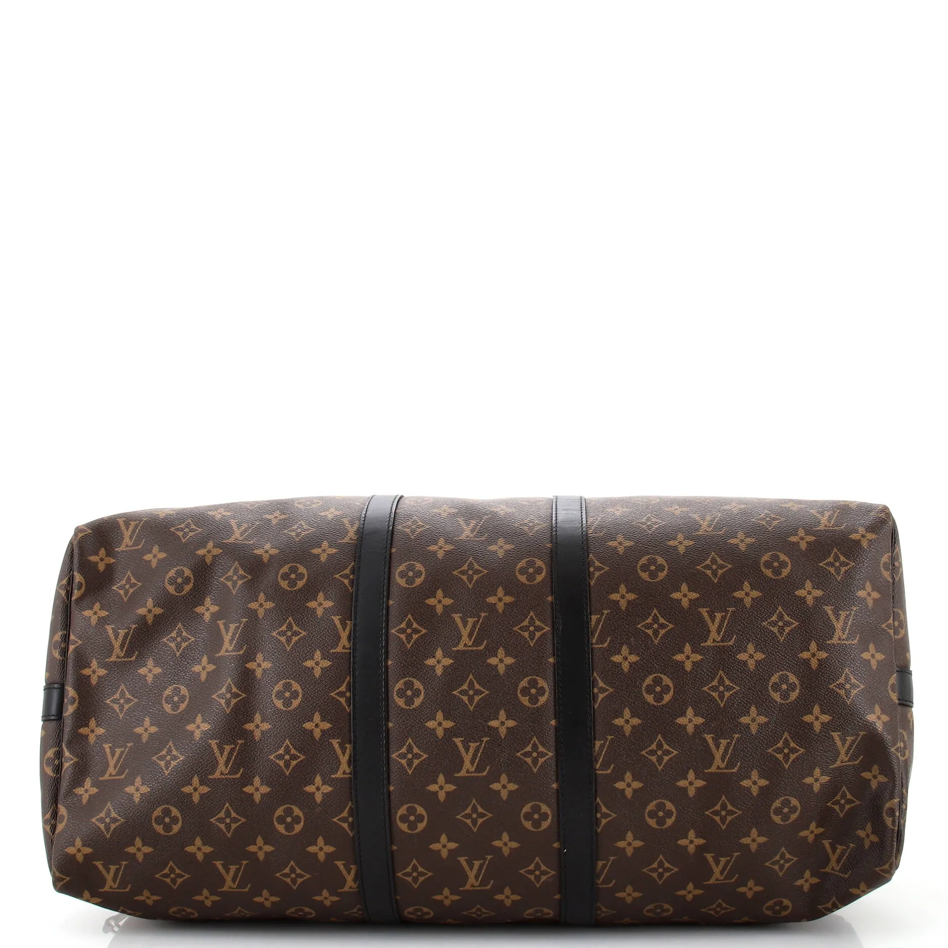 Designer Keepall Bandouliere Bag Macassar Monogram Canvas 55