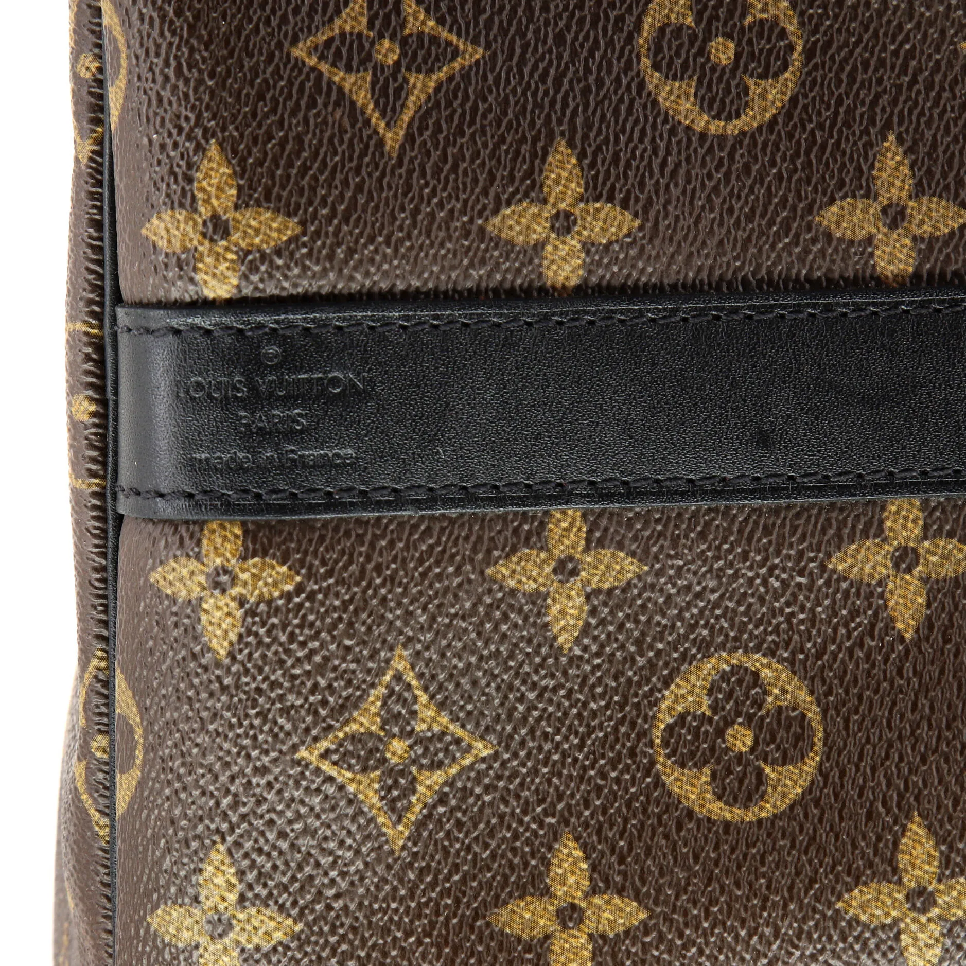Designer Keepall Bandouliere Bag Macassar Monogram Canvas 55