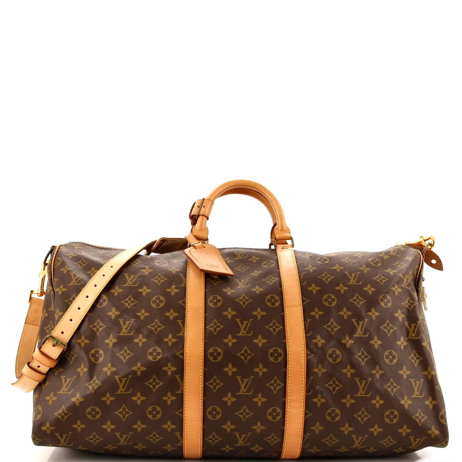Designer Keepall Bandouliere Bag Monogram Canvas 55