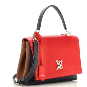 Designer Lockme II Handbag Leather