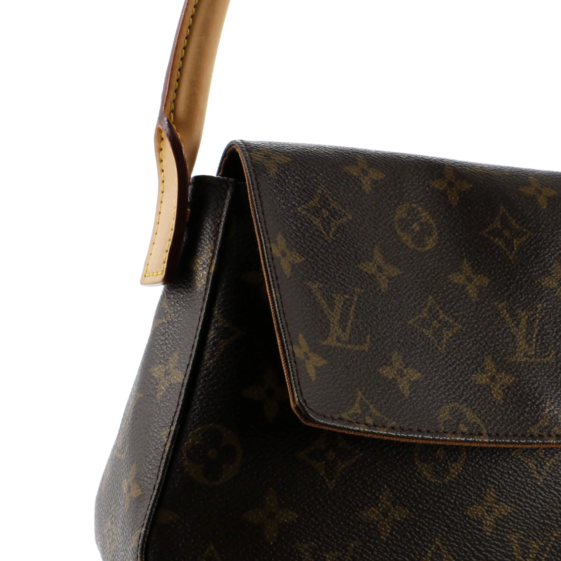 Designer Looping Handbag Monogram Canvas Mini