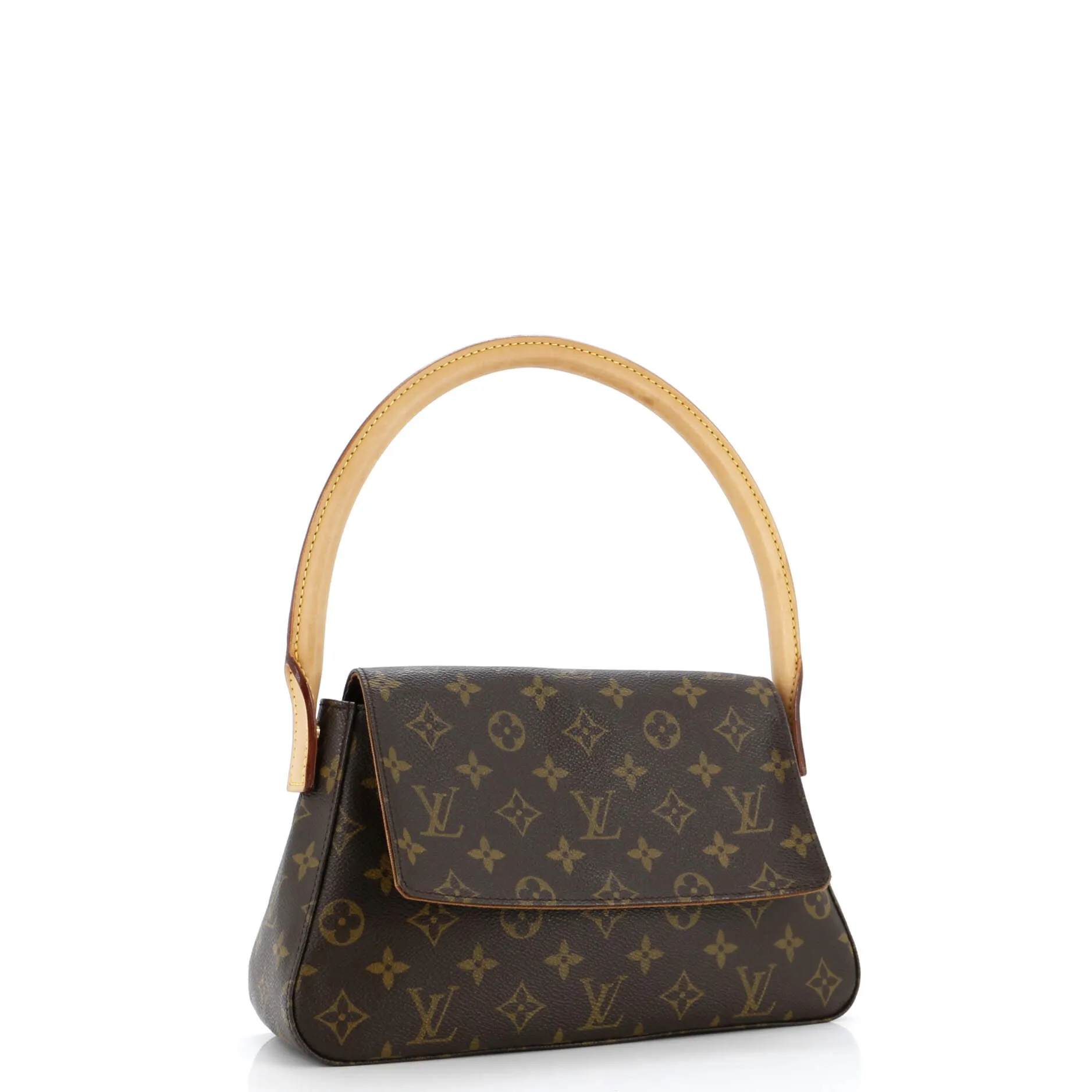 Designer Looping Handbag Monogram Canvas Mini