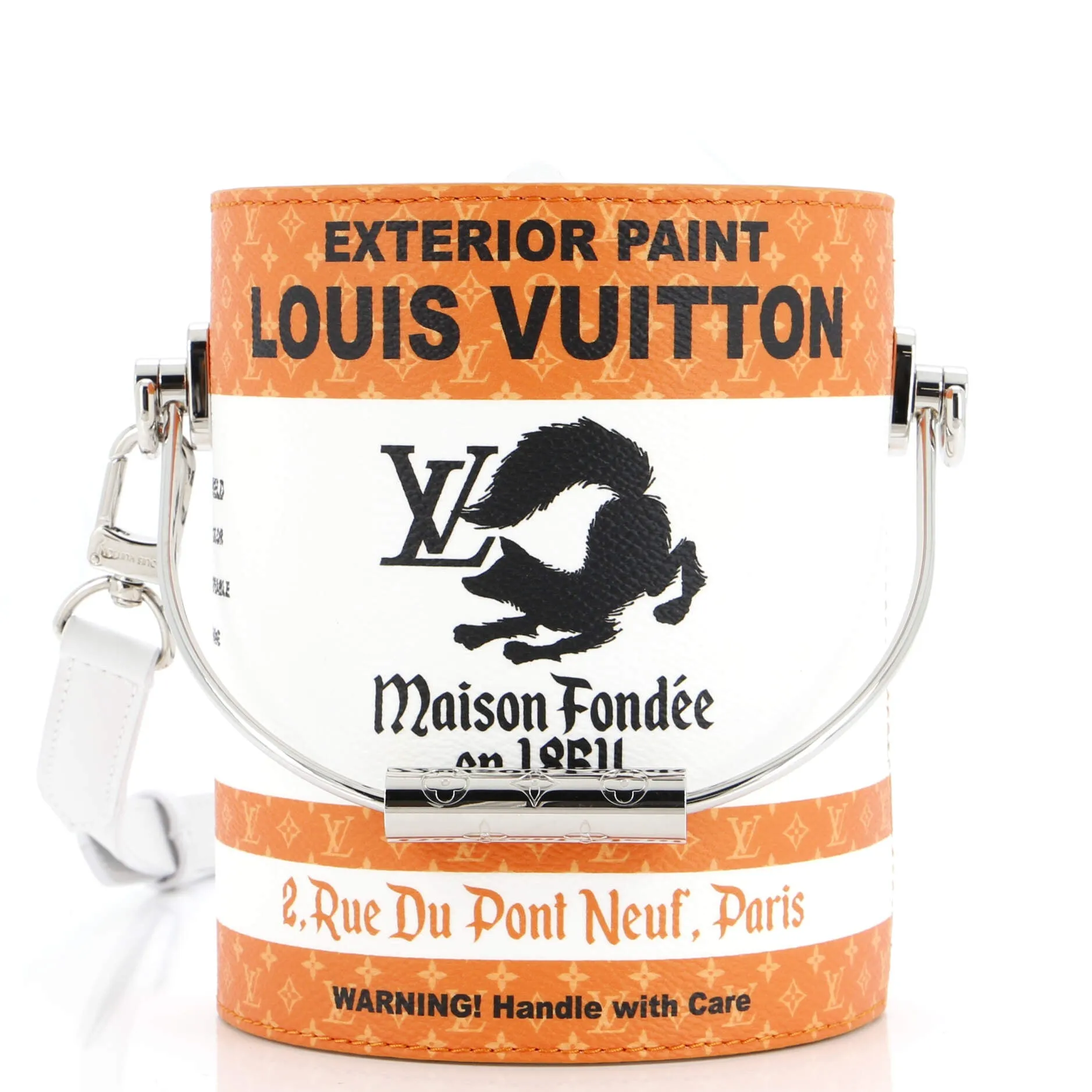 Designer LV Paint Can Bag Monogram Canvas and Leather