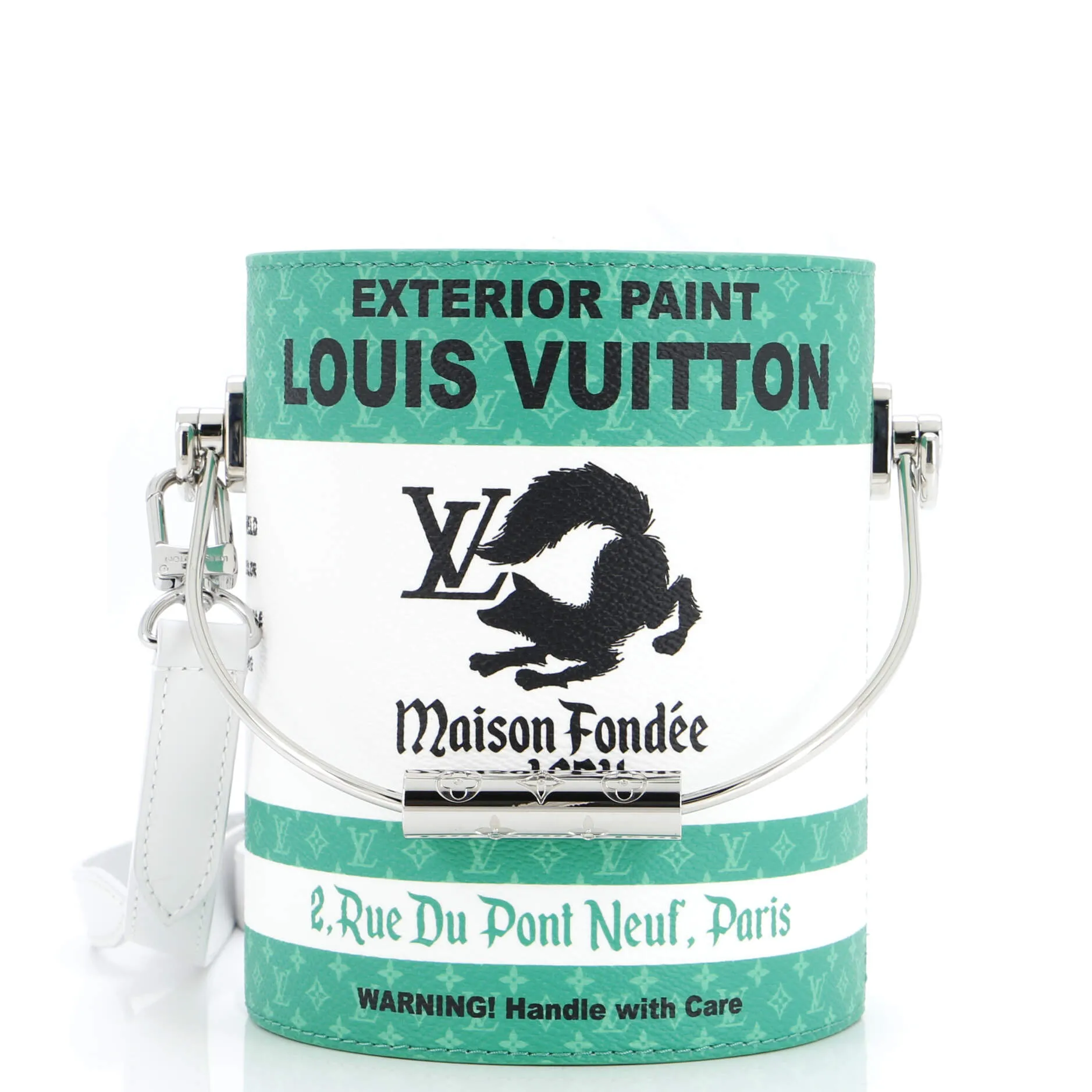 Designer LV Paint Can Bag Monogram Canvas and Leather