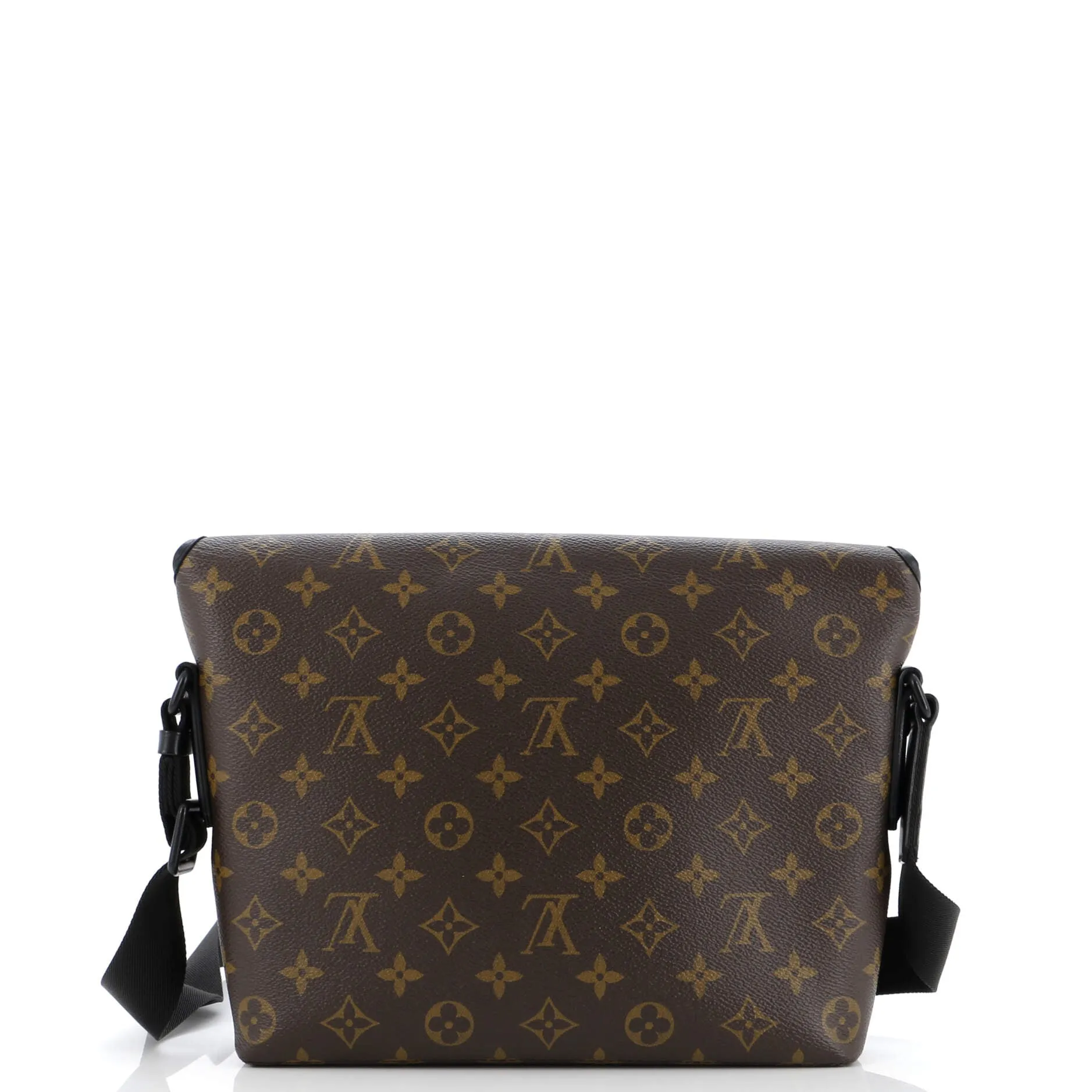 Designer Magnetic Messenger Bag Macassar Monogram Canvas