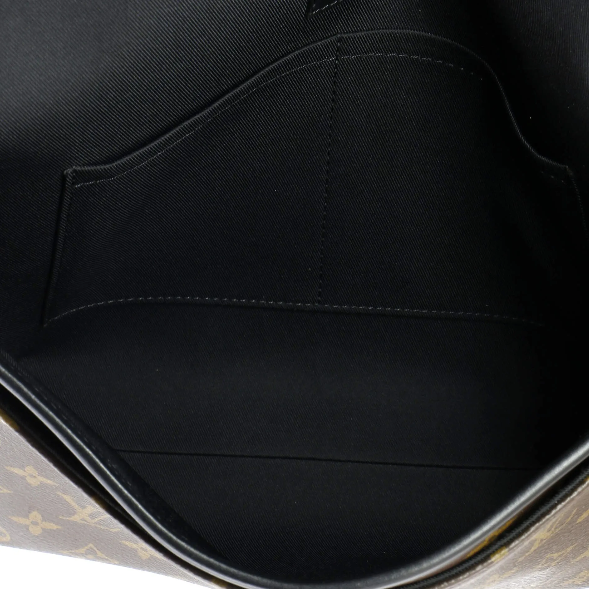 Designer Magnetic Messenger Bag Macassar Monogram Canvas