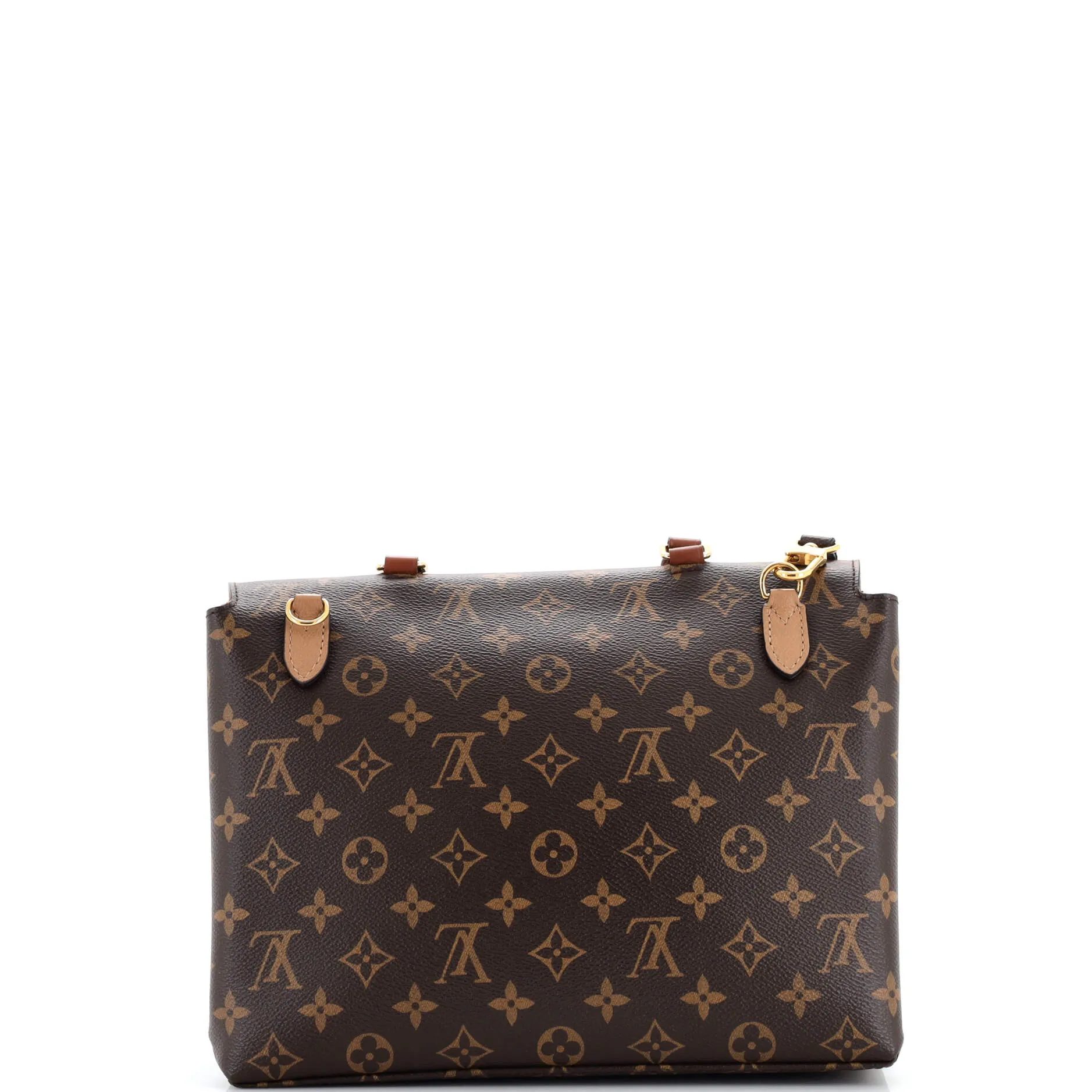 Designer Marignan Handbag Monogram Canvas with Leather