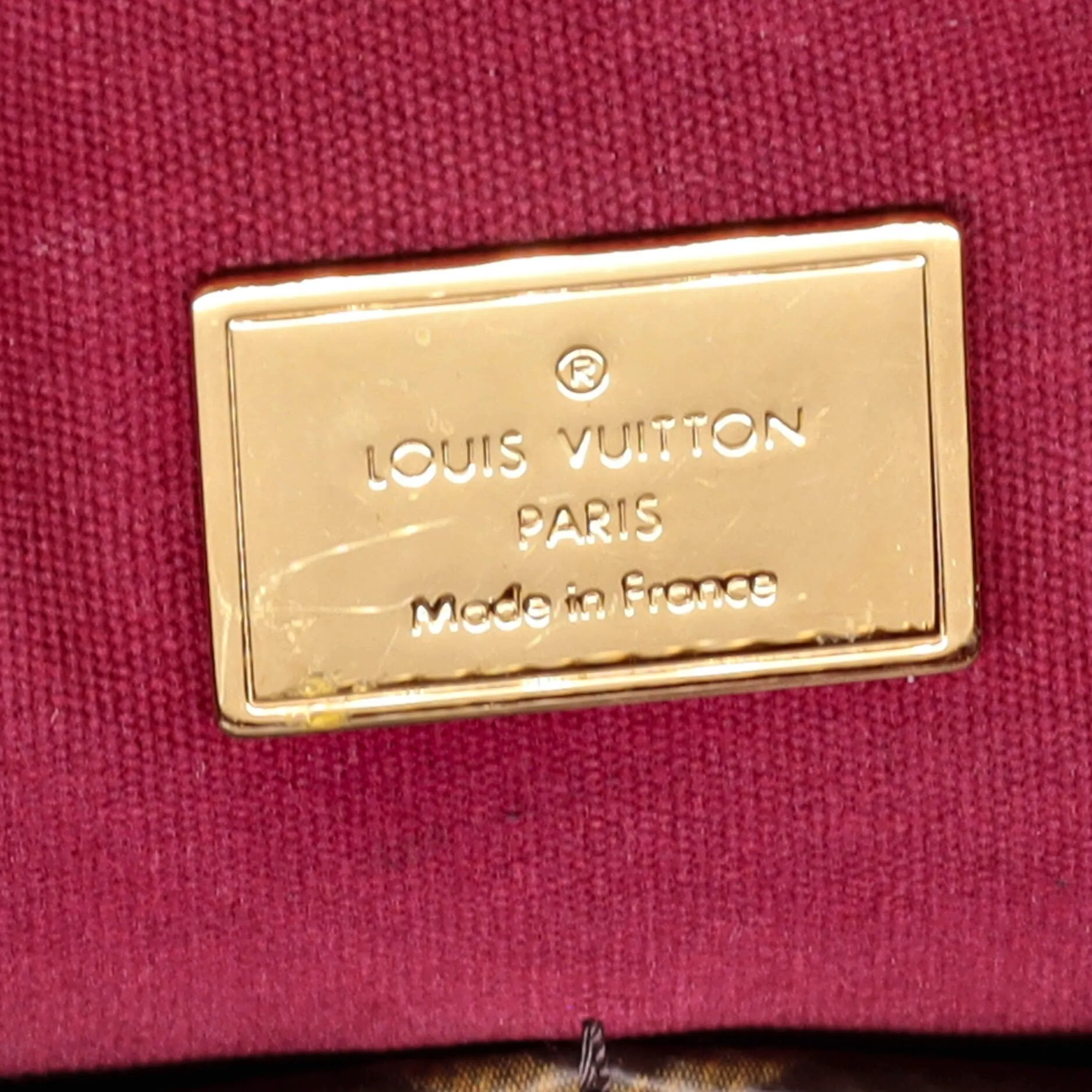 Designer Miroir Handbag Vernis with Monogram Canvas
