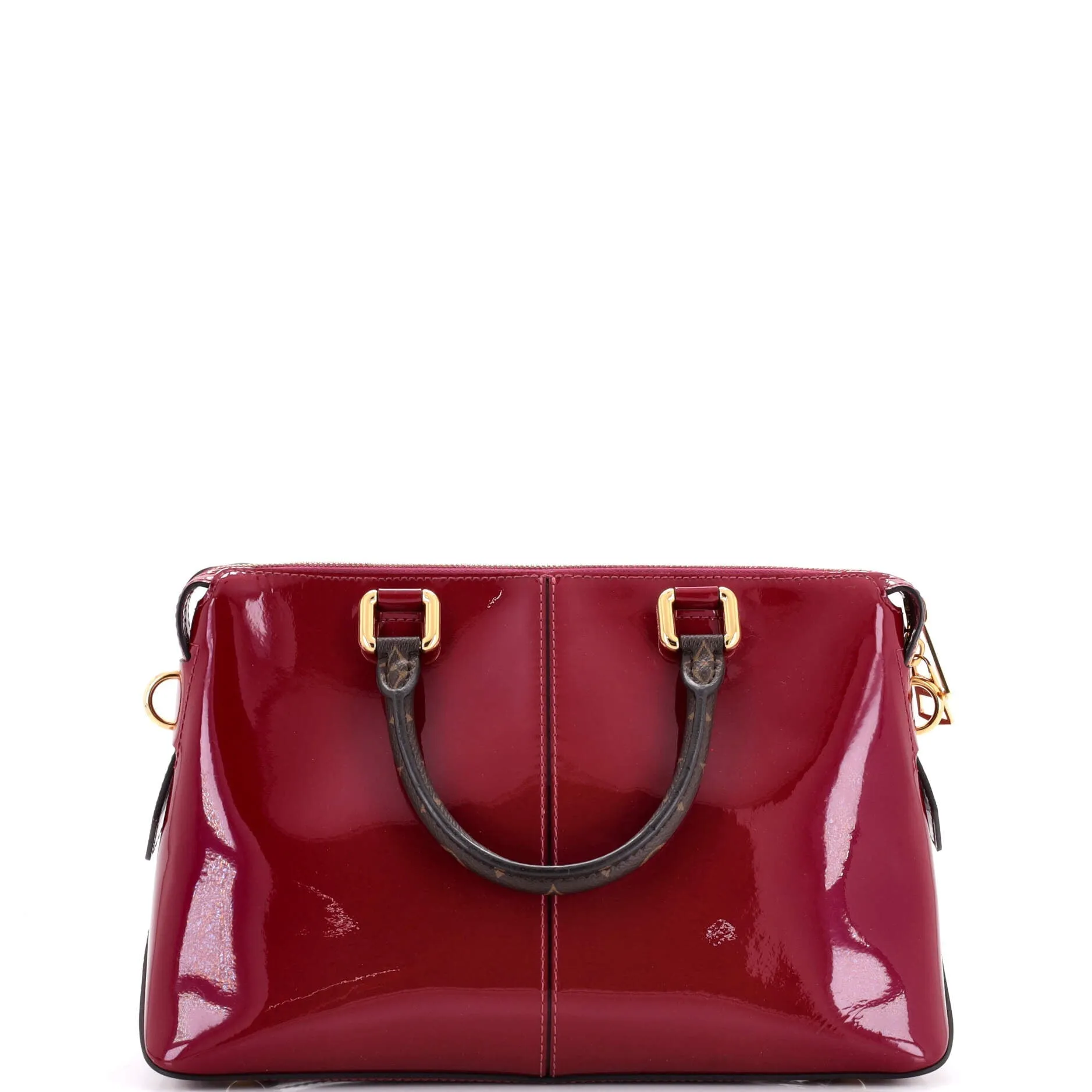 Designer Miroir Handbag Vernis with Monogram Canvas