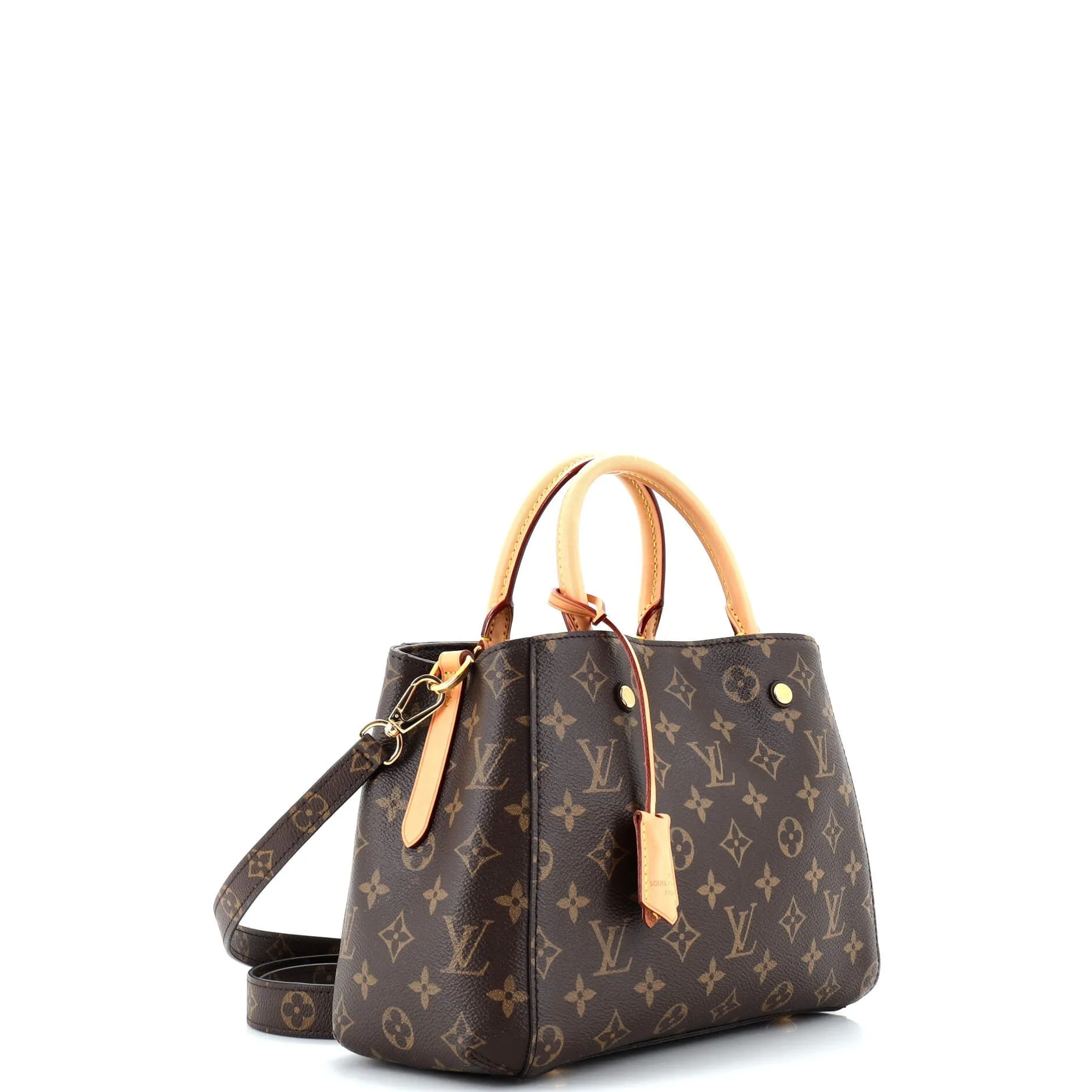 Designer Montaigne Handbag Monogram Canvas BB
