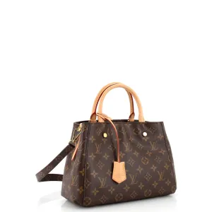 Designer Montaigne Handbag Monogram Canvas BB
