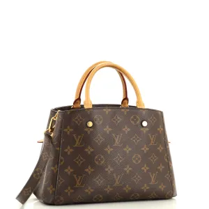 Designer Montaigne Handbag Monogram Canvas BB