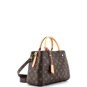 Designer Montaigne Handbag Monogram Canvas BB