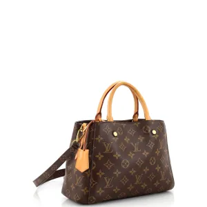 Designer Montaigne Handbag Monogram Canvas BB
