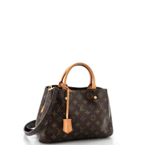 Designer Montaigne Handbag Monogram Canvas BB