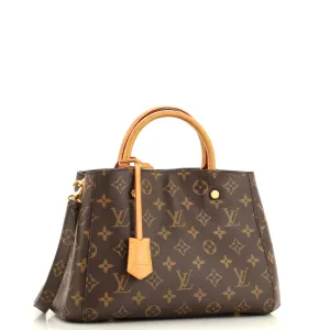 Designer Montaigne Handbag Monogram Canvas BB