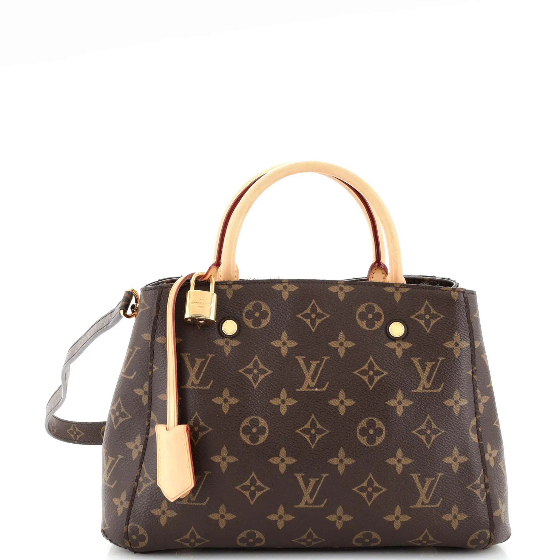 Designer Montaigne Handbag Monogram Canvas BB