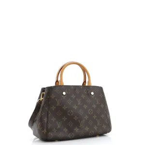 Designer Montaigne Handbag Monogram Canvas BB